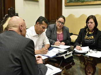 Videoconferencia en la Presidencia de la Repblica