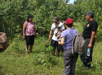 Interpretacin con equipos porttiles en la selva, Puerto Maldonado