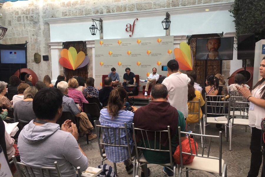 Hay Festival Arequipa, Casa Trist�n del Pozo de la Fundaci�n BBVA: interpretaci�n simult�nea en cabina (2022)